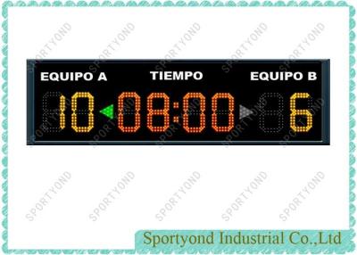 China Wireless LED Electronic Scoreboard with time display for sale