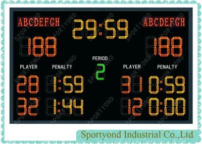 China Handball Electronic LED Scoreboard With Scores display boards for sale