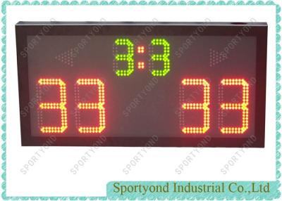 China Volleyball electronic scoreboard with red digit scores display for sale