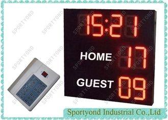 China Wireless Electronic Football Scoreboard , Led Soccer Game Score Board AC 100V - 240V for sale