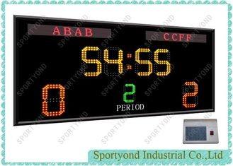 China 7 Segment Electronic Football Scoreboard With time display , Soccer Stadium Scoreboard for sale