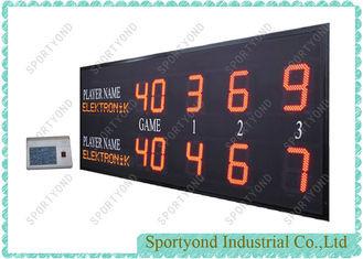 China 3 Sets Led Digital Electronic Tennis Scoreboard  for Tennis Court with Player Name for sale