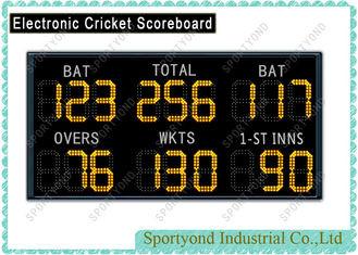 China Aluminum Outdoor Electronic Cricket Scoreboard With Wireless Console Single-chip Control for sale