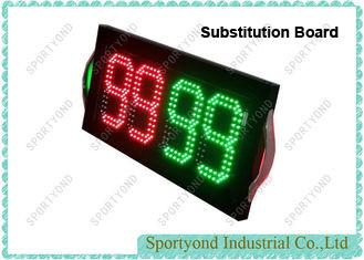 China Electronic Player Substitution Board For Football , Double Sided Substitution Board, super bright LED light for sale