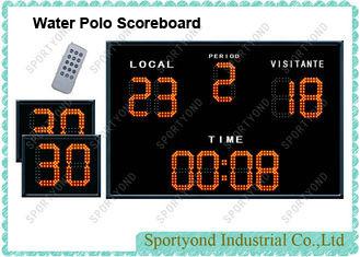 China Electronic Digital Water Polo Scoreboard with double Shot Clock and Wireless remote controller for sale