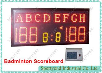 China Wireless LED Badminton Electronic Scoreboard Sports With Team Name for sale