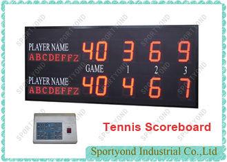 China Led Digital Electronic Scoreboard For Tennis Game and sports with Team Name 1.8m x 0.8m for sale