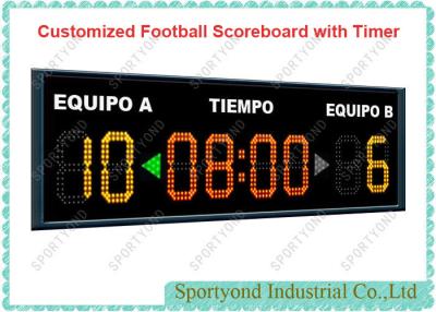 China Customized Football Scoreboard With RF Controller and Timer for Football Sports for sale