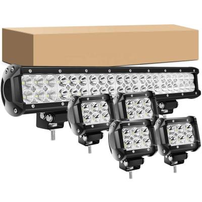 China AUTO CAR 12Inch 12 Inch 300W Triple Array Flood Spot Combo Bar 30000LM Driving Boat Led Off Road Lights For Trucks Led Light Bar for sale