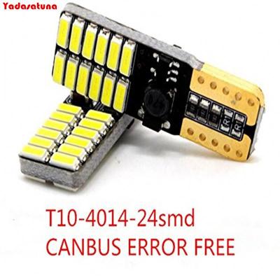 China High Power T10 4014 24SMD LED Chip Width Reading Light License Plate Light PCB Panel Light For Car for sale