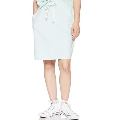 China Low MOQ Drawstring Summer New Fashion Sports Terry Skirt Women's Anti-Static Wholesale Fitness Casual Sweat Skirt for sale