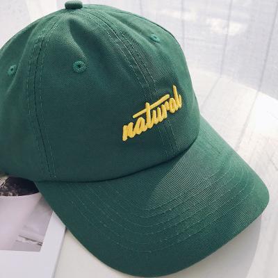 China JOINT Unstructured Cotton Baseball Cap Dad Hats With Metal Buckles Green Customized Cheap Top Quality Baseball Cap 6 Panel Hat Custom Made for sale