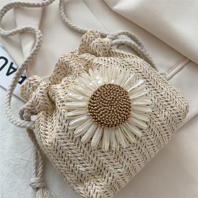 China Fashion Cute Beach Wholesale Straw Bags Women Handbags Straw Tote Handbags For Girls Summer for sale