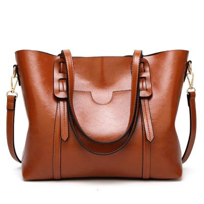 China Fashion PU Wholesale Ladies Fashion Handbag Large Capacity Luxury Tote Handbags For Women for sale