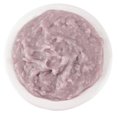 China Rich In Anthocyanins High Quality Snwan Healthy Quick Frozen Crushed Organic Taro Paste for sale