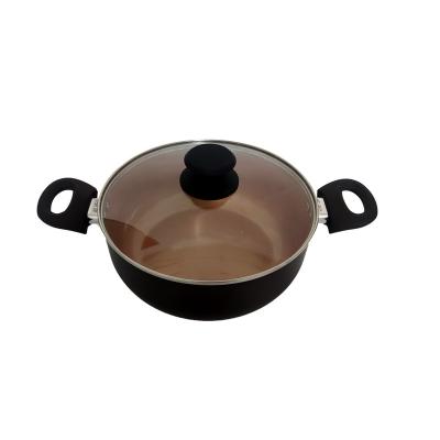 China Sustainable Kitchen Nonstick Pot Cooking Pot Stainless Steel Cookware Soup Pot for sale