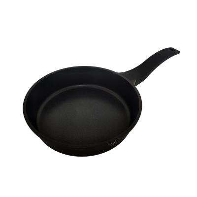 China Sustainable Flat Bottom Wok Pans Cooking Pot Frying Pan Stick Non Frying Pan for sale