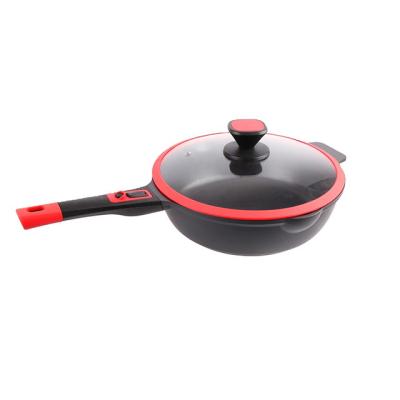 China Cookware Cast Aluminum Frying Pan Frying Pans With Detachable Non-Stick Handle 31 for sale