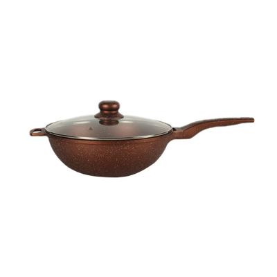 China China Camping Cookware Non Stick Chinese Cooking Wok For Restaurant 28 for sale