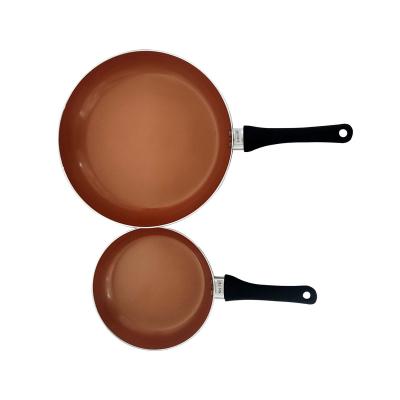 China 20 28CM Pan Pans Cooking Non-stick Frying Pan Viable Double Grill Pot for sale