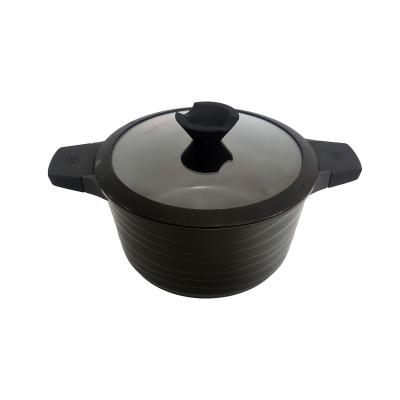 China Non Stick Pan Frypan Kitchen Cooker Function Cooking Pot Casserole Non Stick Cookware Multi Viable Set for sale