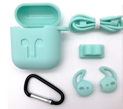 China High Quality Silicone 5 in 1 Shockproof Soft Silicone Headset Silicone Sleeve Cover Case For Apple Air Pods Earphone Accessories for sale