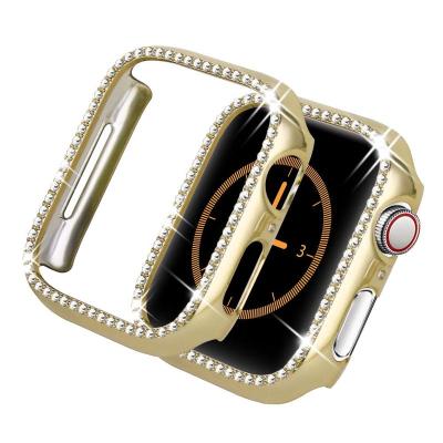 China Single PC+Diamond Watch Case Cover Protector Watch Case For Apple 5 4 3 2 1 for sale