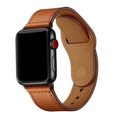 China Luxury High Quality Genuine Leather Replacement Band Strap For iWatch 5 Series 4 3 2 1 for sale