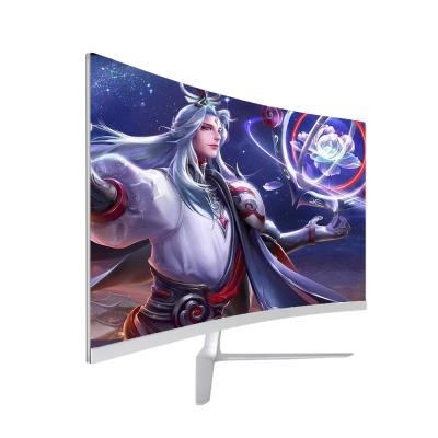 China Wholesale White LCD HOME Monitor Curved 24 Wide 27inch 144Hz Gaming Monitor Super-thin Computer Monitors for sale