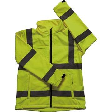 China Ventilation Cotton Winter Safety Cotton Jacket Reflective Cotton Added Workwear Road Traffic Coat Men for sale