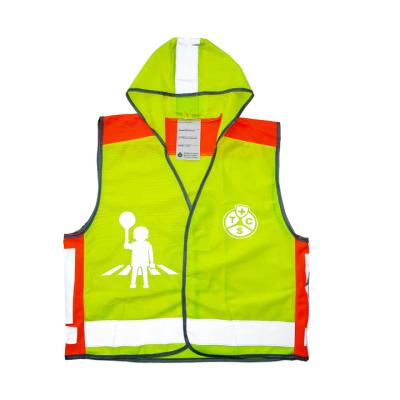 China High brightness and reflectance up to the ambient clothing standard summer reflective reflective safety engineering construction site breathable fluorescent clothing for sale