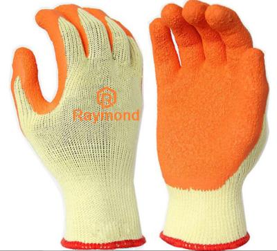 China Anti-smash and oil-proof latex working gloves dipped gloves construction site thickened non-slip wear-resistant for sale