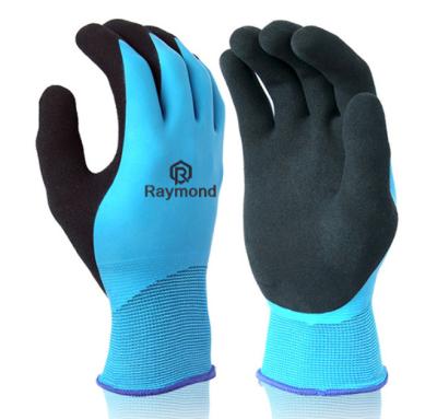 China Anti-smash Gloves Non-slip Wear-Resistant Nitrile Coating Transportation Oil-Resistant Work Packing Breathable Protection Work for sale