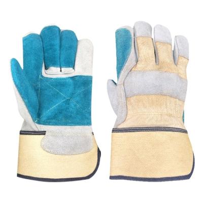 China Anti-smash insurance work gloves for electric welding thickened heat-resistant thermal insulation anti-scald welding gloves for sale