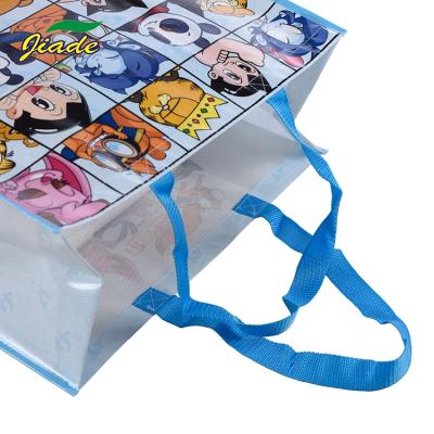 China Good Quality Cartoon Handled Printing Laminated PP Non Woven Bag for sale