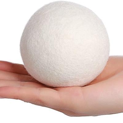 China 100% Organic Natural Hot Sale Wool Felt Dryer Cleaning Biodegradable Unscented Reusable Ball for sale