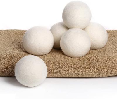 China 2020 Premium Quality Amazon Cleaning Service Hot Sell Eco-friendly Nature 100% Organic Wool Felt Balls Factory Laundry Wash for sale