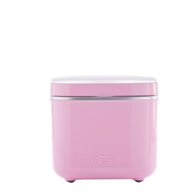 China Mini Fridge Portable Beauty Makeup Warmer Cooler Personal Electric Smart Cosmetics Desktop Fridge Compact Skin Care Refrigerator for sale