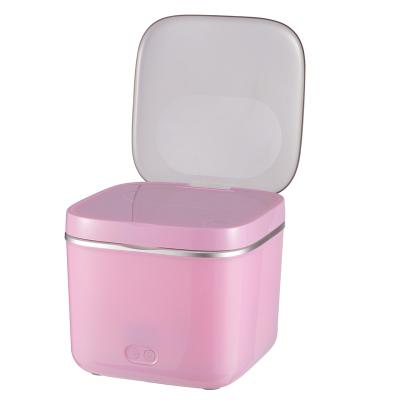 China Wholesale Custom Portable 4L COMPRESSOR Mini Makeup Refrigerator Beauty Cooler and Cosmetic Refrigerator Small Skin Care Warmer Makeup Refrigerator for sale