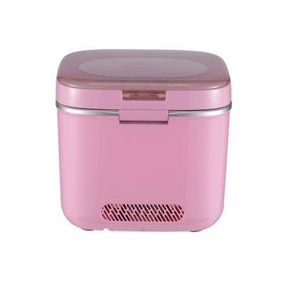 China Cosmetic Refrigerator 4L Mini Refrigerator Beauty Cooler And Compressor Warmer Factory Small Skin Care Electric Portable Refrigerator Wholesale Makeup for sale