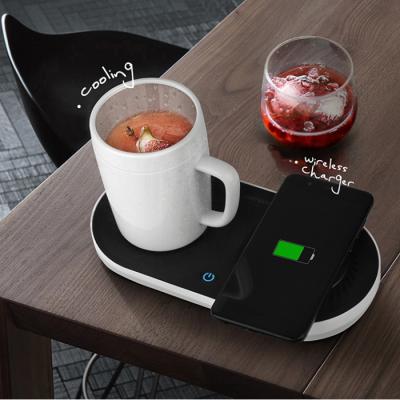 China Smart Home and Office Mug for Gift: Smart Cooling and Mug Desktop Warmer with Wireless Charger for sale