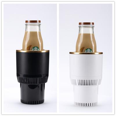 China 2-In-1 Smart Electric Coffee Heater Cup Car Cup Cooling Heater Eco-friendly Warmer and Cooler Holder for sale