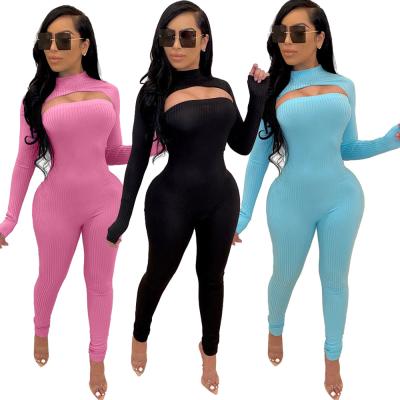 China Hot Selling Leggings QUICK DRY Logo Women Clothes Custom Made Women Onesie Yoga Jumpsuit for sale