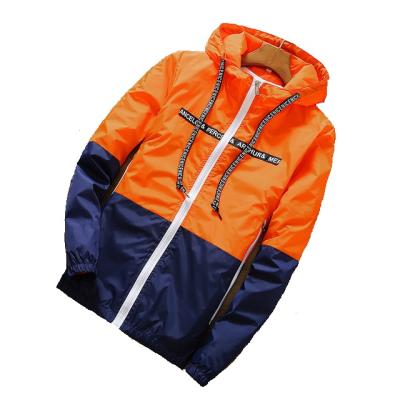 China Sustainable Fashion Spring Men's Slim Zipper Anorak Jackets Slim Long Sleeve Jackets for sale