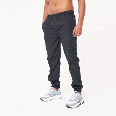 China Wholesale Custom Anti-Wrinkle Cargo Track Jogger Nylon Cargo Pants Men Cargo Pants for sale