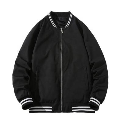 China Reversible New Trends Fashion Logo Custom White Reversible Leather Jacket Men Plus Size Bomber Jacket for sale