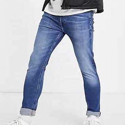 China Wholesale Quality Viable Skinny Side Pocket Waist Jeans Stylish Men's Jeans for sale