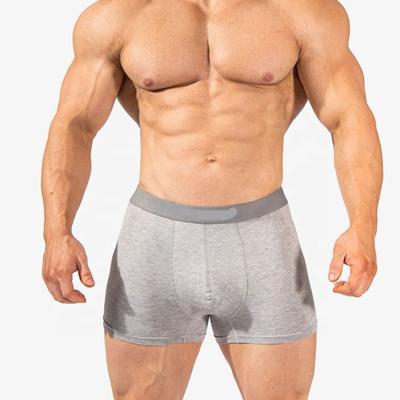 China Antibacterial cheap custom sexy plain boxer shorts briefs classic solid boxers cotton men sports underwear for sale