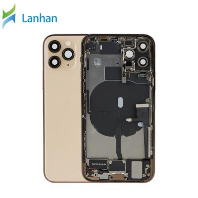 China Factory wholesale glass back cover with cable shell repair battery cover assembly parts for iPhone 11 pro for sale