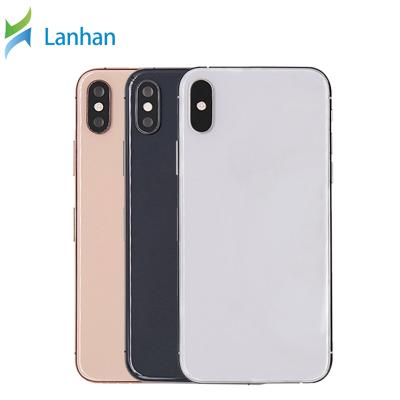 China Hot Selling Phone Back Glass Over Housing Parts Shell Rear Battery Cover With Frame Assembly Flex Cable For iphone xs for sale